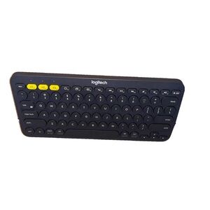 Logitech -  K380 Wireless Bluetooth Keyboard PC Mac Phone Android iPad Apple